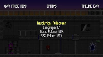Time Foray devlog 2025 10 28 - Pause screen redesign
