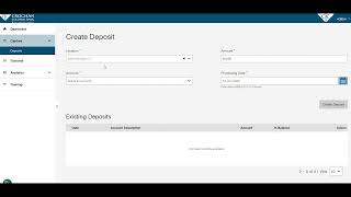 Merchant Capture - Step 1 Creating a Deposit
