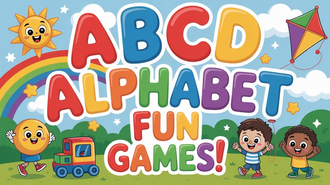 Alphabet Fun Games for Kids | Learn ABC in a Fun Way - YouTube