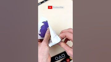 DIY Paper Craft Trick with Doll & Thanos by Squid Game #diy #trick #papercraft #thanos #squidgame