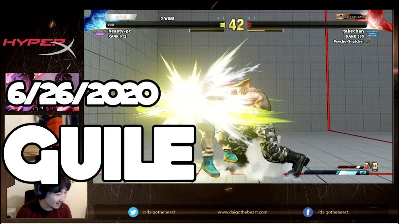 【BeasTV Highlight】 6/26/2020 Street Fighter V ガイル Guile