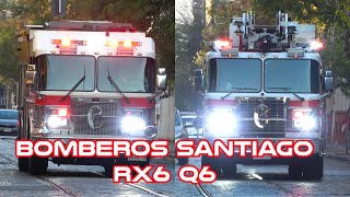 Unidades Q6 Y RX6 Bomberos Santiago.