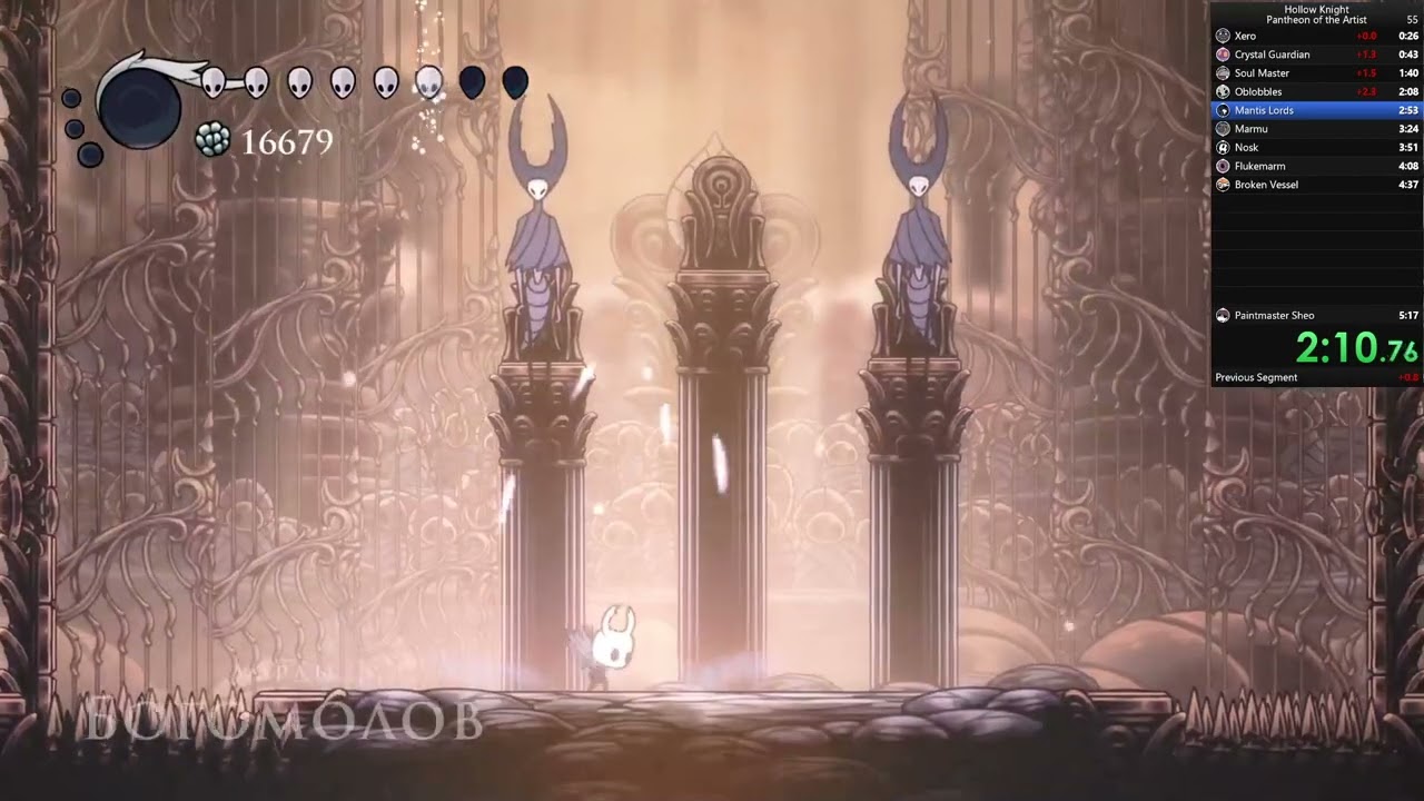 Hollow Knight Pantheon of the Artist Speedrun Any Bindings 1.4.3.2+ 