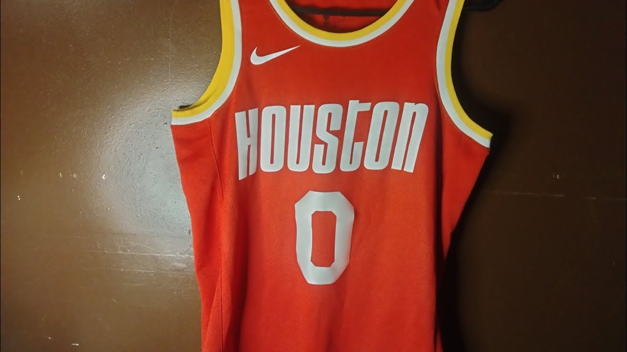 Jersey review: Russell Westbrook Houston Rockets Classic edition (19-20) - YouTube