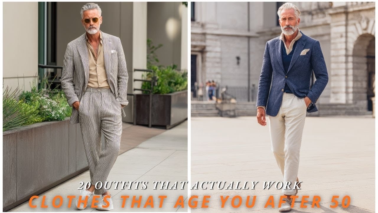 Одежда, которая портит стиль после 50, и одежда, которая действительно работает после 20 — мужска...
