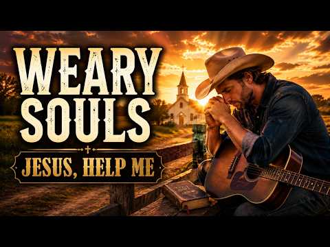Relaxing Country Gospel for Weary Souls | Jesus, I Can't Carry This Alone | Healing Worship