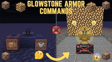Command Block Tutorial #305: Glowstone Armor Commands in Minecraft (1.21.9+)