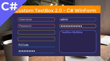 P2- Crear Cuadro de Texto Redondeado - Placeholder, Estilo Subrayado y Cuadrado - WinForm C#