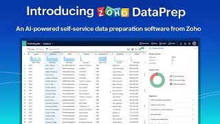 Zoho DataPrep Public Launch