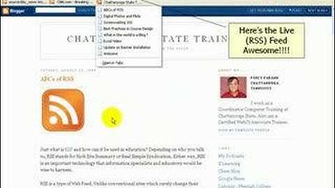 RSS feeds (live bookmarks) in FireFOX