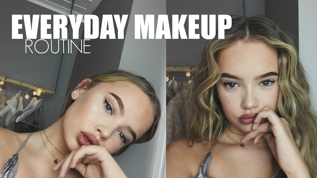 EVERY DAY MAKEUP ROUTINE Emma Ellingsen YouTube