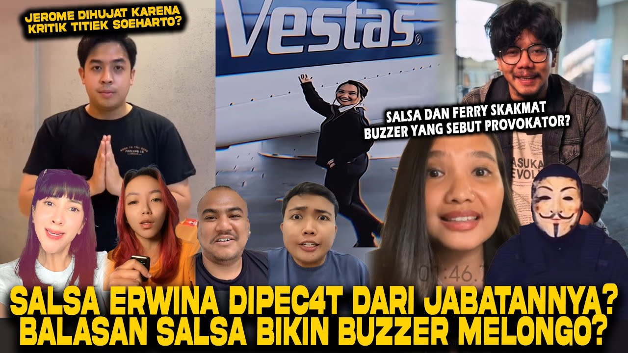 SERANGAN BALIK SALSA ERWINA BIKIN BUZZER KENA MENTAL?