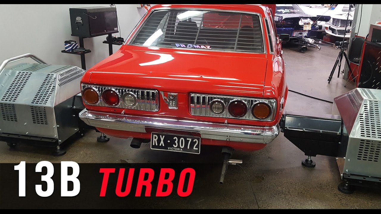 800+hp street RX-3 hub dyno | Promaz - YouTube