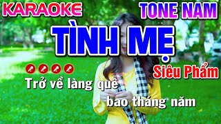 Tình Mẹ - Tình Cha Karaoke Bolero Nhạc Sống Trữ Tình Tone Nam ( BẢN PHỐI HAY ) - Tình Trần Organ