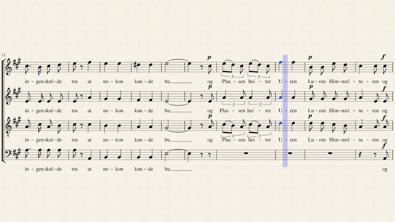 a cappella lyrics Anne Knudsdotter (Haslerud) SATB