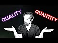 Quantity vs quality  the secret of music production