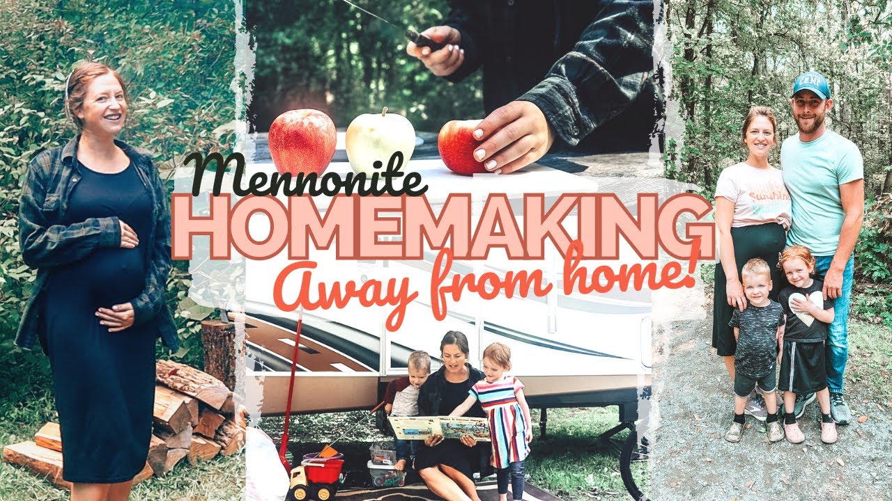Mennonite Homemaking in the woods: basically a food vlog! + toddler activities, reading suggestions