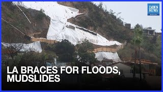 Heavy Rains Slam Los Angeles Flood Mudslide Threat in Burn-Scarred Areas