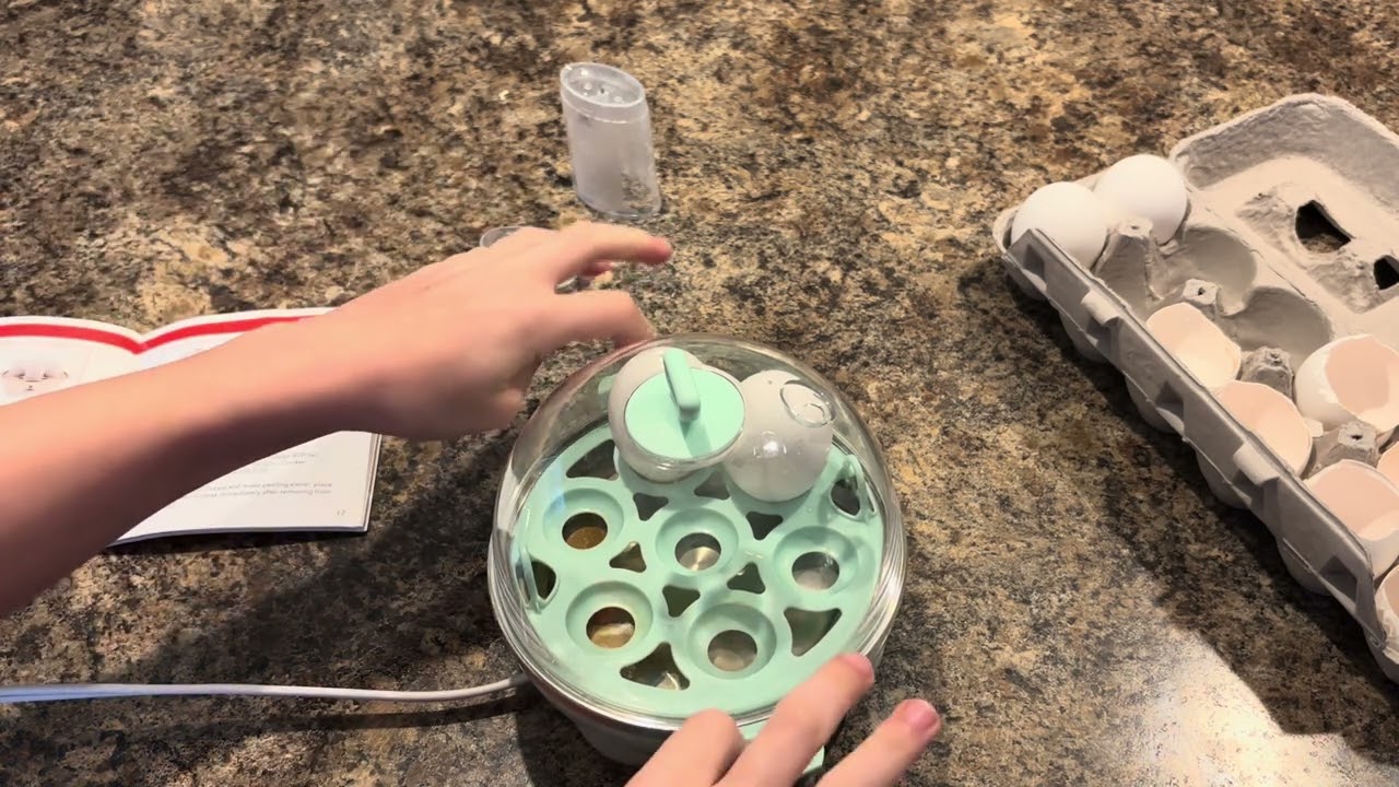 Part 1 of how to make hard boiled eggs