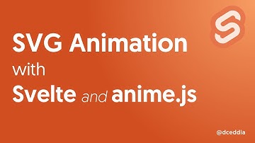SVG animation with Svelte and animejs