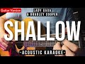 Shallow - Lady Gaga, Bradley Cooper [Karaoke Acoustic] Boyce Avenue Version
