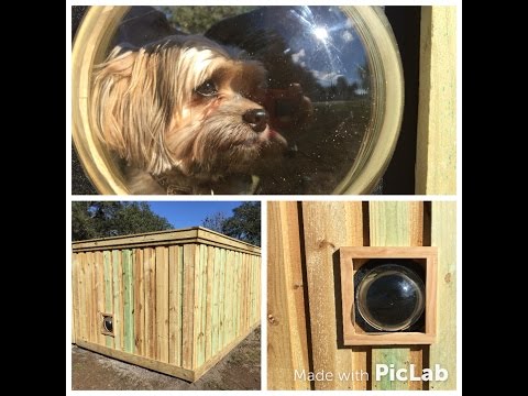 How To Install a Pet Window In Your Fence | PETPEEK