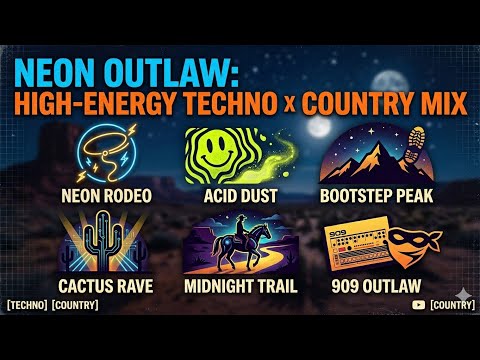 NEON OUTLAW: HIGH-ENERGY TECHNO x COUNTRY MIX 🌵🔥