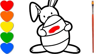 Easter Bunny coloring and drawing for kids, toddlers News