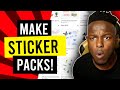 Redbbuble Sticker Packs Tutorial | Best Redbubble Tips to Increase your Redbubble sales