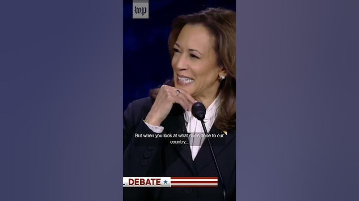 Harris' best reactions to Trump during the debate