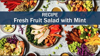 Fresh Fruit Salad with Mint