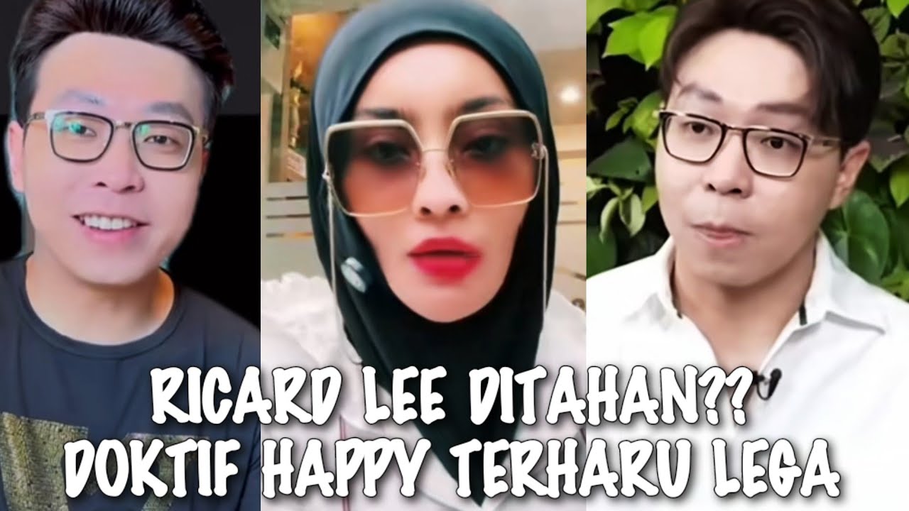 GEGER√√ DOKTIF LEGA DAN BERSYUKUR!! BENARKAH RICARD LEE DITAHAN?