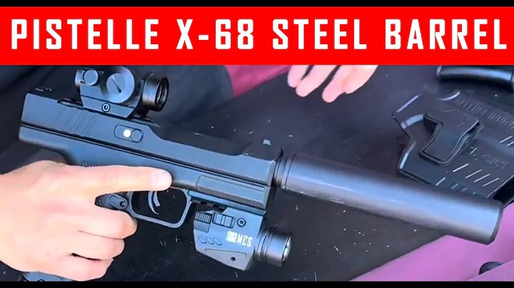 Stainless Steel Max Power 50+ Joules Pistelle X-68 Barrel And Suppressor Combo Kit #defense