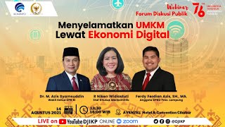 [Webinar] Menyelamatkan UMKM Lewat Ekonomi Digital