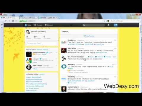 How to install and set up the Tweet Old Post plugin for WordPress - WebDesy.com