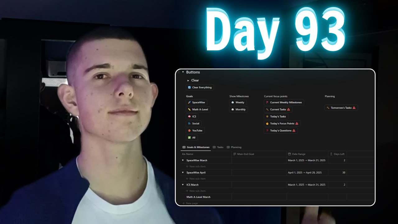 Building a Workspace to Track My Goals & Stay Focused
