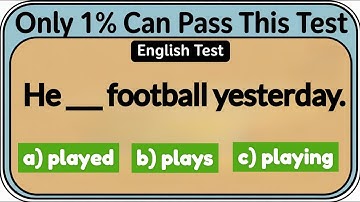 Mixed English Grammar Quiz Challenge: Only 1% Can Pass This Test