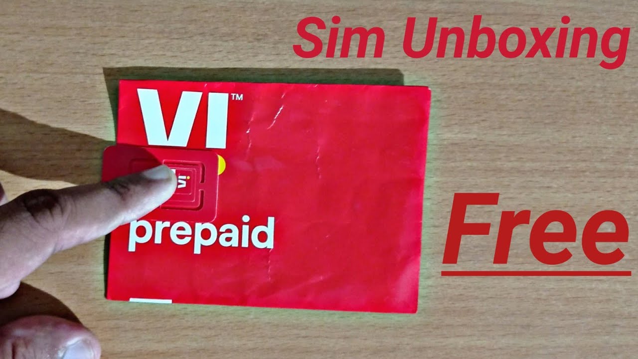  Live Unboxing Vi Sim How To Get Vi Sim Vi Sim Free Unlimited