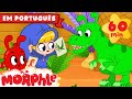 Orphle em Português | Orphle e os dinossauros | 1 HORA de Morphle em Português | Desenhos Animados