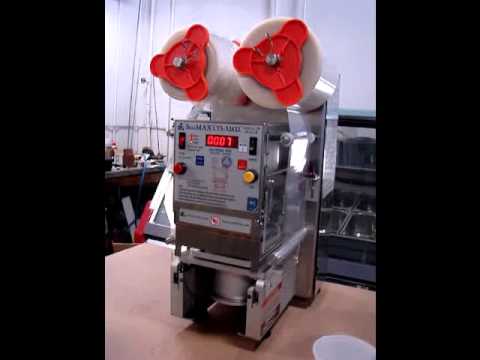 SealMAX CTS-528XL Deli Container Sealing Machine - YouTube