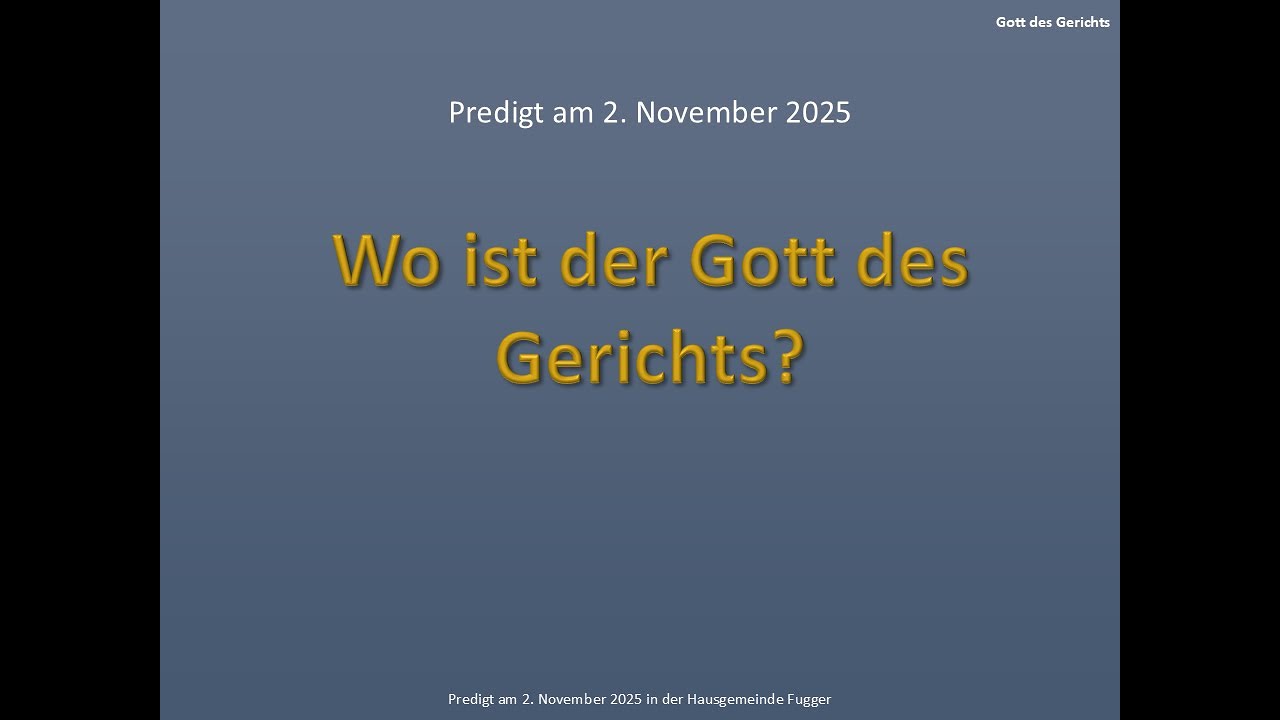 Berchtold, Wo ist der Gott des Gerichts