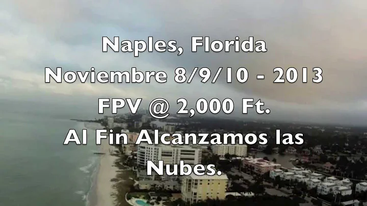 FPV @ Naples, Florida Just Over the Clouds  1,500 Ft