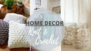 Home Decor: Knit and Crochet. Knitting &amp; Crocheting for Home Decoration