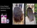 G.Hair B-tox Perfect Blond, for brown hair | before and after
