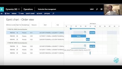 New* Dynamics 365 Production order Visual Scheduling