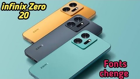How To Change Font In Infinix Zero 20,Infinix Zero 20  Mein Font Customise Kaise Karen,