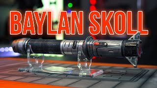 NEW IMPROVED Star Wars Baylan Skoll Neopixel Lightsaber! MOST ACCURATE YET!