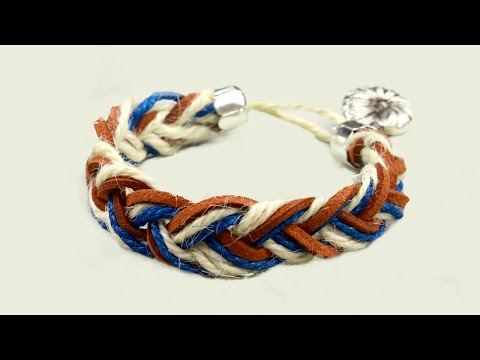 DIY Nautical Rope Braided Bracelet YouTube