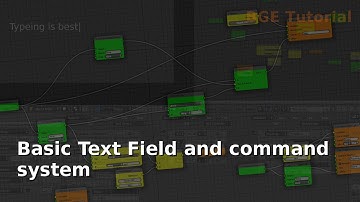 Basic Text Field (node Logic) - BGE Tutorial