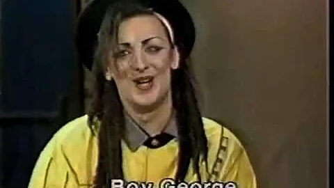 Boy George on Letterman, June 29, 1983